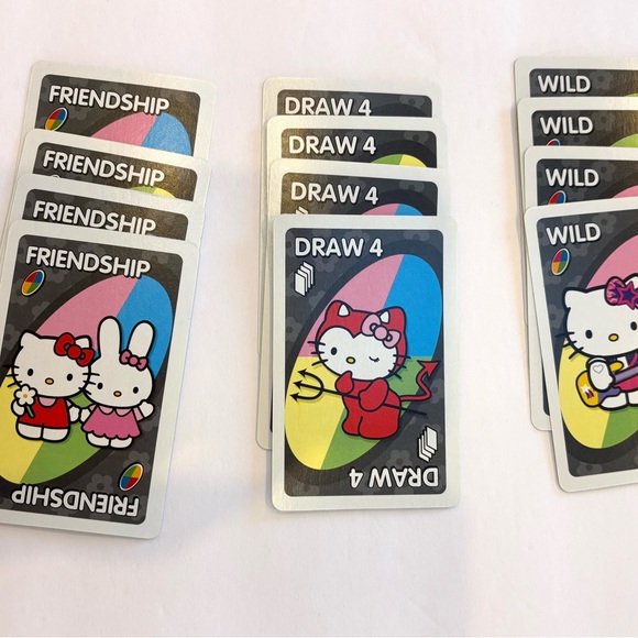 Hello Kitty Uno Card Game 2006 Collector's Edition Logo Case Sanrio Sababa Rare - Picture 12 of 14